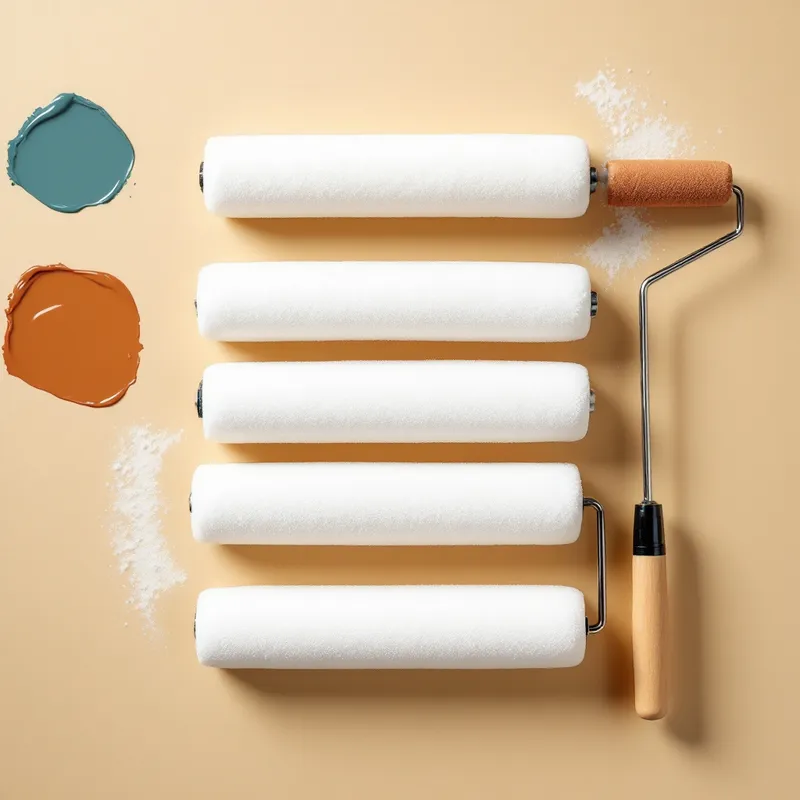 Illustration of a pack of 18 inch roller covers