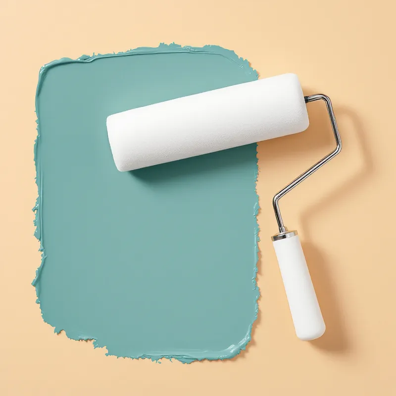 Illustration of a short nap roller cover