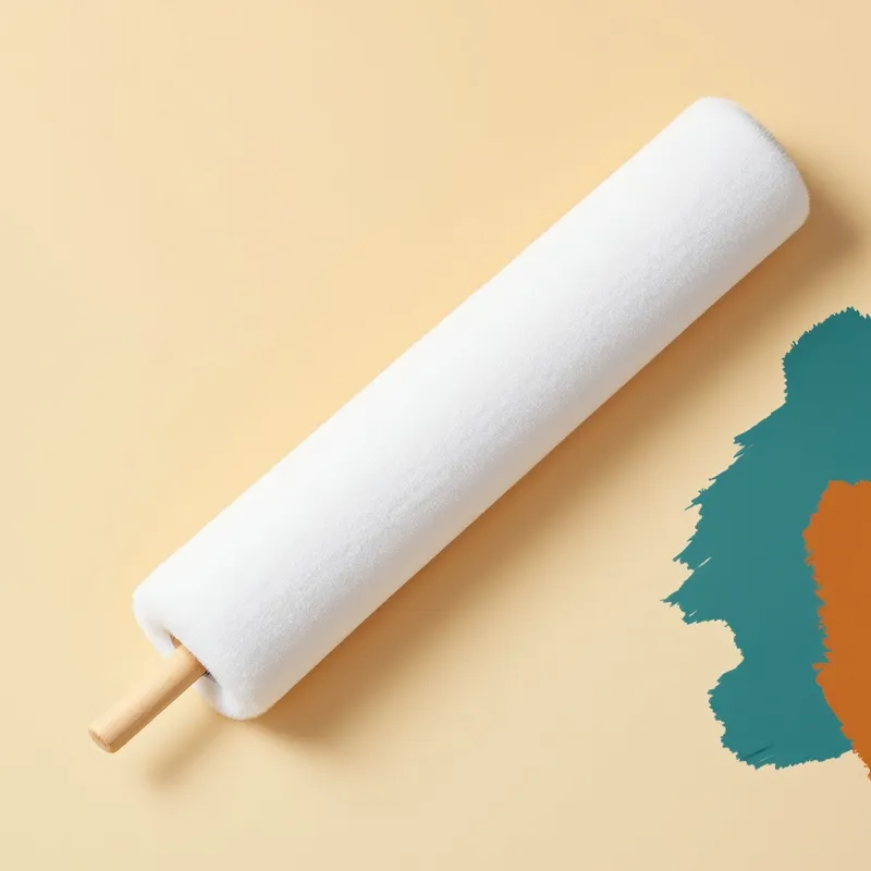 Illustration of an 18 inch thick nap roller cover